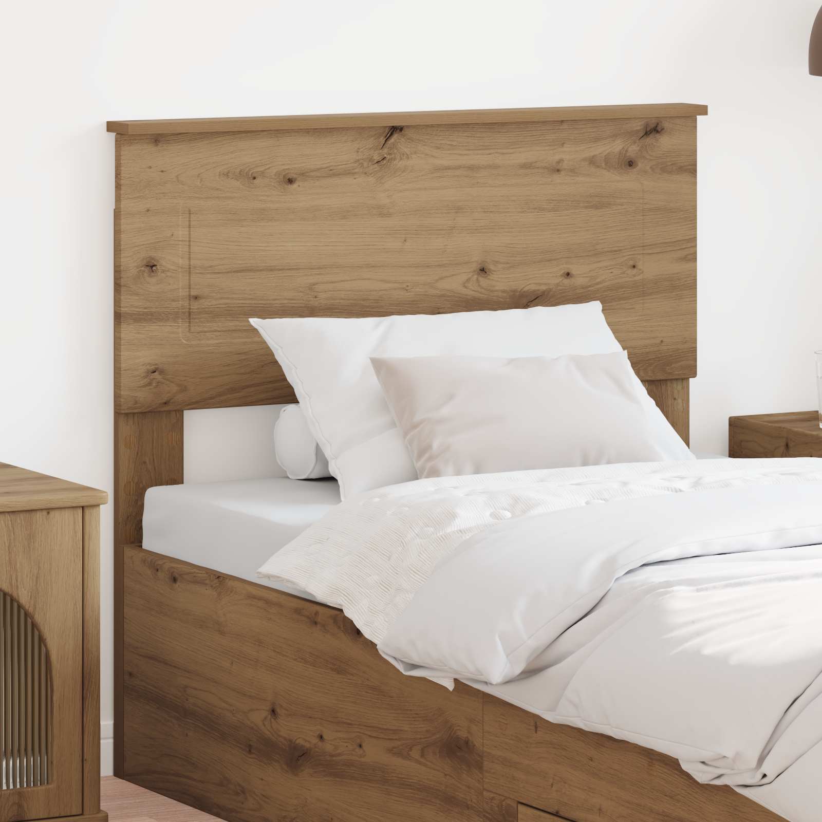 Hoofdbord Artisan Eiken 90 cm Bewerkt hout